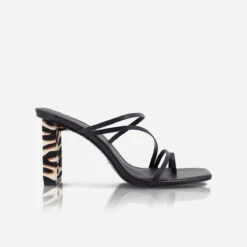 Theo High Heel Black/Zebra - 100496842
