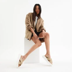 Porto Cross Slide Latte -Femme Feet 3Jmb24qQ9wuIxGo2noxGUvkTM 64075.1711106702