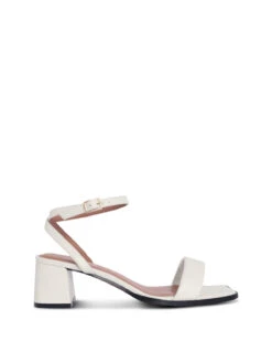 Puglia White 5cm Low Heel
