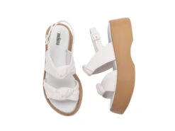 Melissa Velvet Platform - White Beige -Femme Feet 767LG4SnepWvuCE ayhKCfifI 26581.1710848223