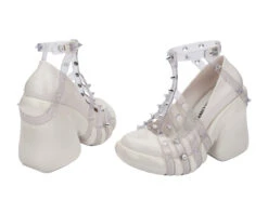 Melissa + Jean Paul Gaultier Punk Love Heel - White -Femme Feet AuMz y62QeuASs4mcKe3YR2R4 39994.1710848248