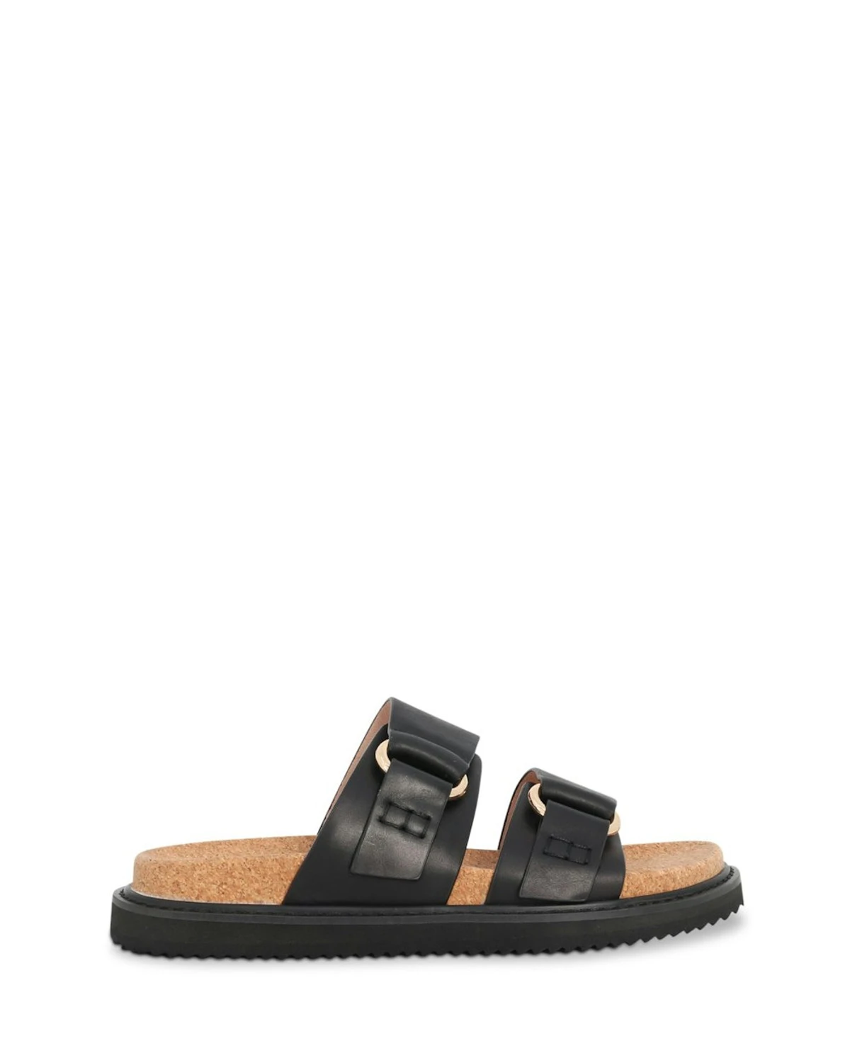 Bambi Black 2cm Slide 3 Bambi Black 2cm Slide