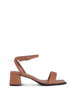 Puglia Tan 5cm Low Heel