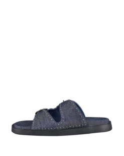 Eastwood Stud Footbed Denim/Silver -Femme Feet LYSglGTTEqRyrMnD5kqMioigA 41301.1710934143