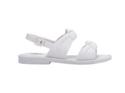 Melissa Velvet Sandal - White