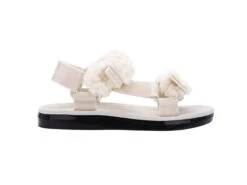 Melissa Papete Fluffy + Rider - White