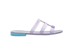 Melissa Caribe Slide - Purple Grey Blue