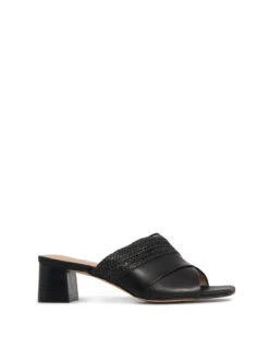 Hensely 5cm Black/Raffia Heel -Femme Feet Rl3n70w9NHva9j8osDW6VWH6Y 70885.1711106766