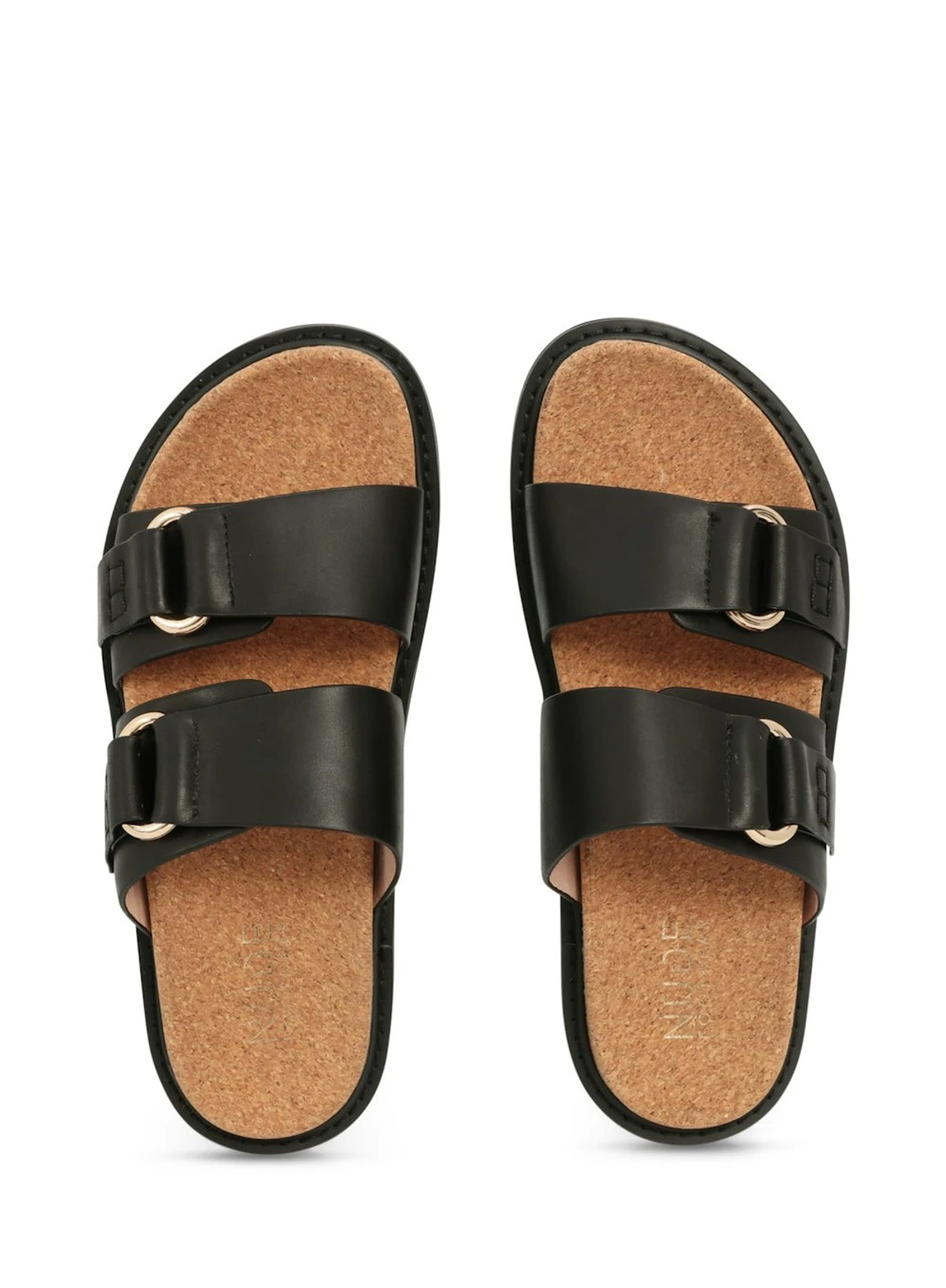 Bambi Black 2cm Slide 5 Bambi Black 2cm Slide - Image 3