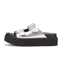 Ace Slide Silver/Black -Femme Feet qe Ov5N z YlzZ0Eth5vkWMwM 22136.1711107761